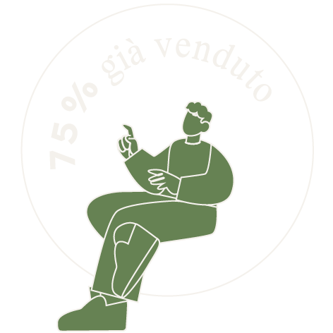 75% venduto